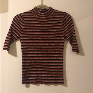 Madewell 3/4 length mockneck sweater